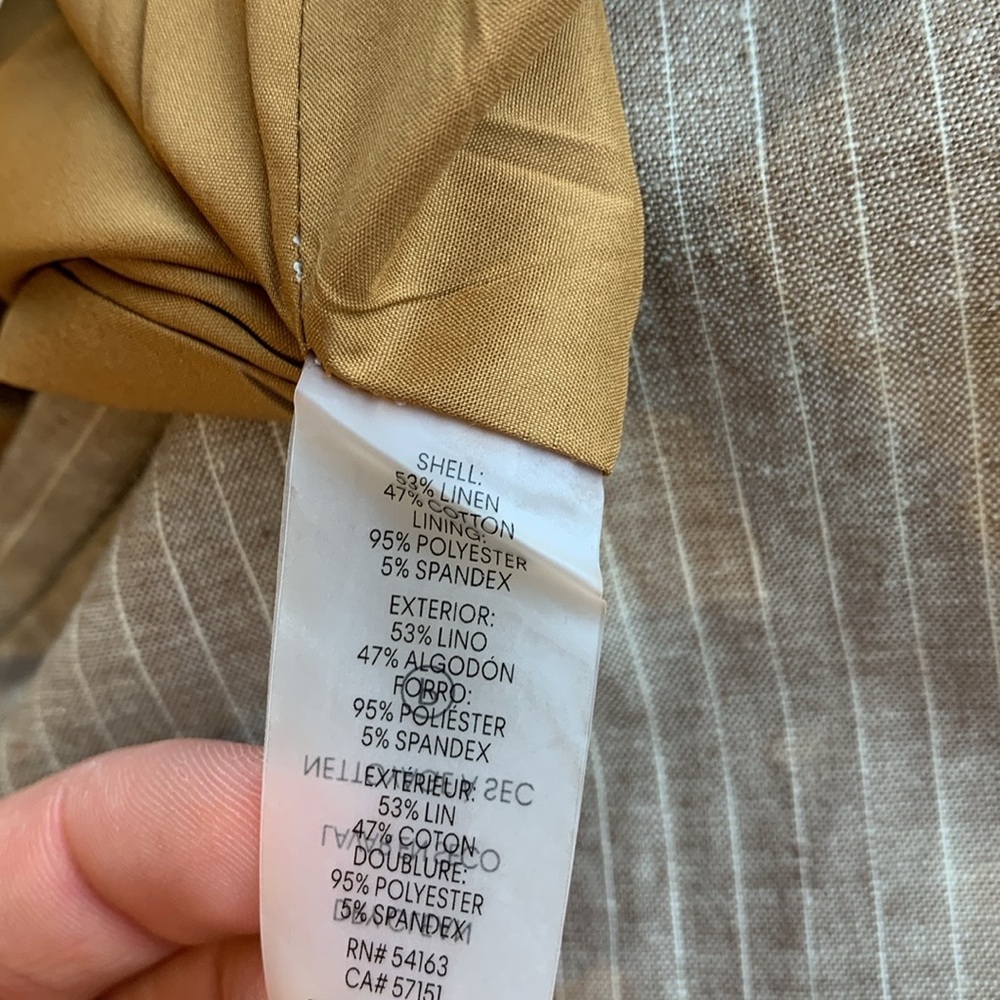 NWT CALVIN KLEIN Pinstripe Pencil Skirt - Picture 8 of 12